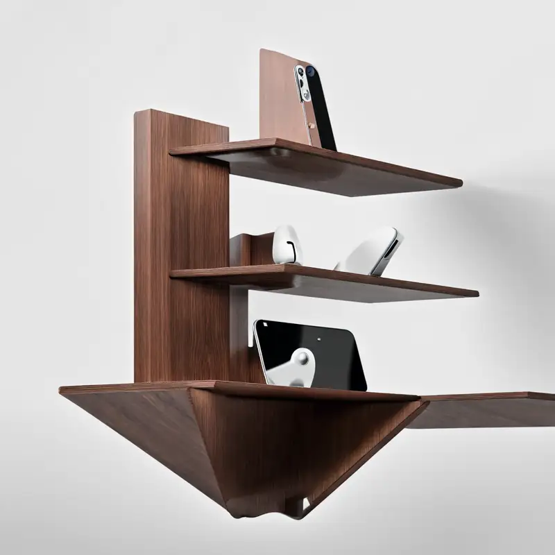 Wall-Mounted Shelf System